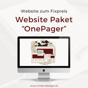 WordPress Webdesign Paket "OnePager"