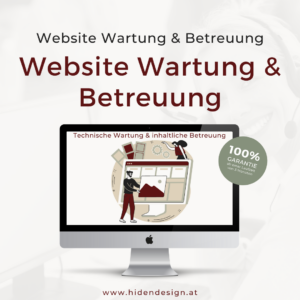 Monatliche WordPress Website Wartung & Betreuung